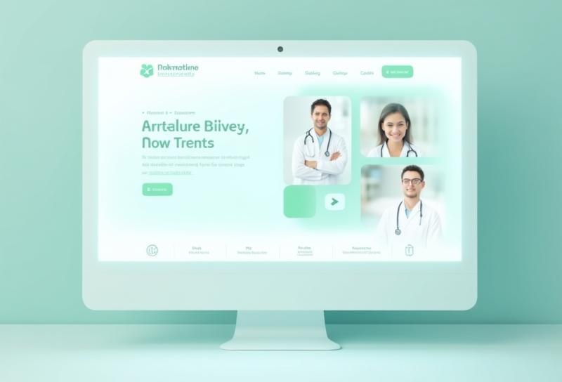Preview screenshot of a patient-friendly website design for a medical clinic