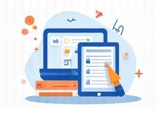 Illustration of design wireframing and prototyping icon