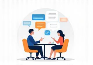 Illustration of a discovery meeting icon