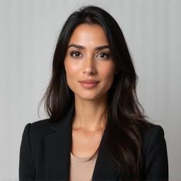 Professional headshot of Sofia Khan, UI/UX Designer at Pixel Pulse Studio